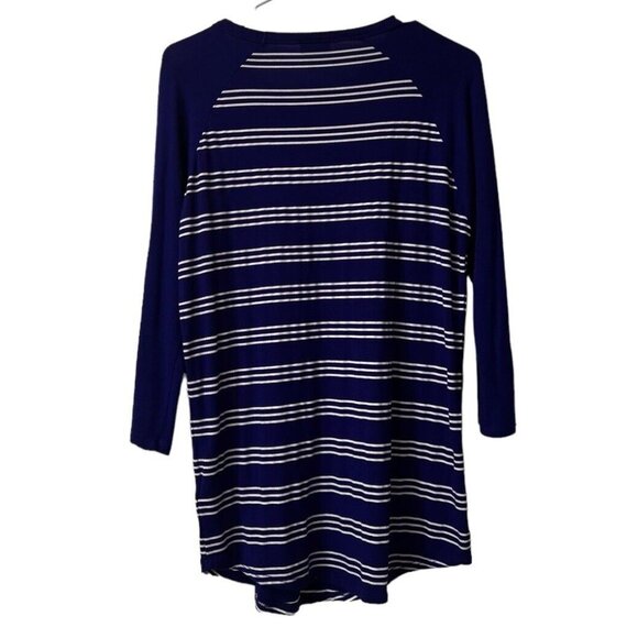 Lularoe Women's Colorful Striped Short Sleeve Pullover T-Shirt Size Small Casual - Picture 2 of 10